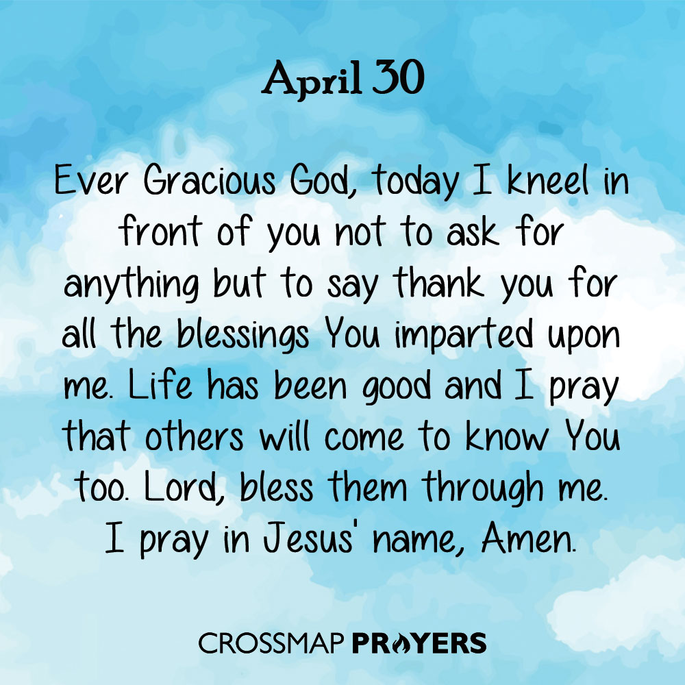 A Prayer of Gratitude