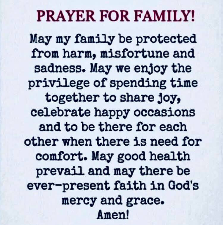 Prayer for family