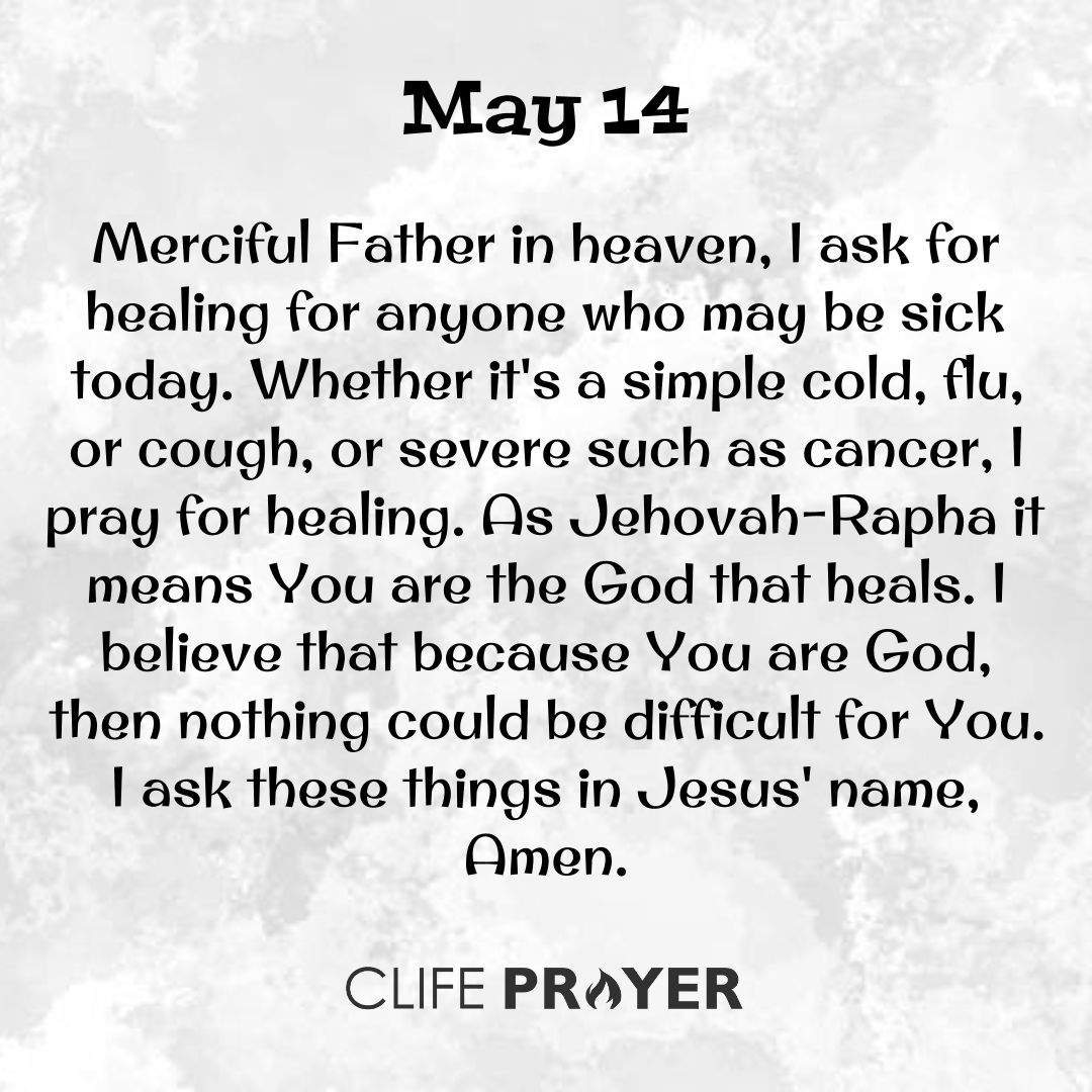 Daily Prayer of May 14