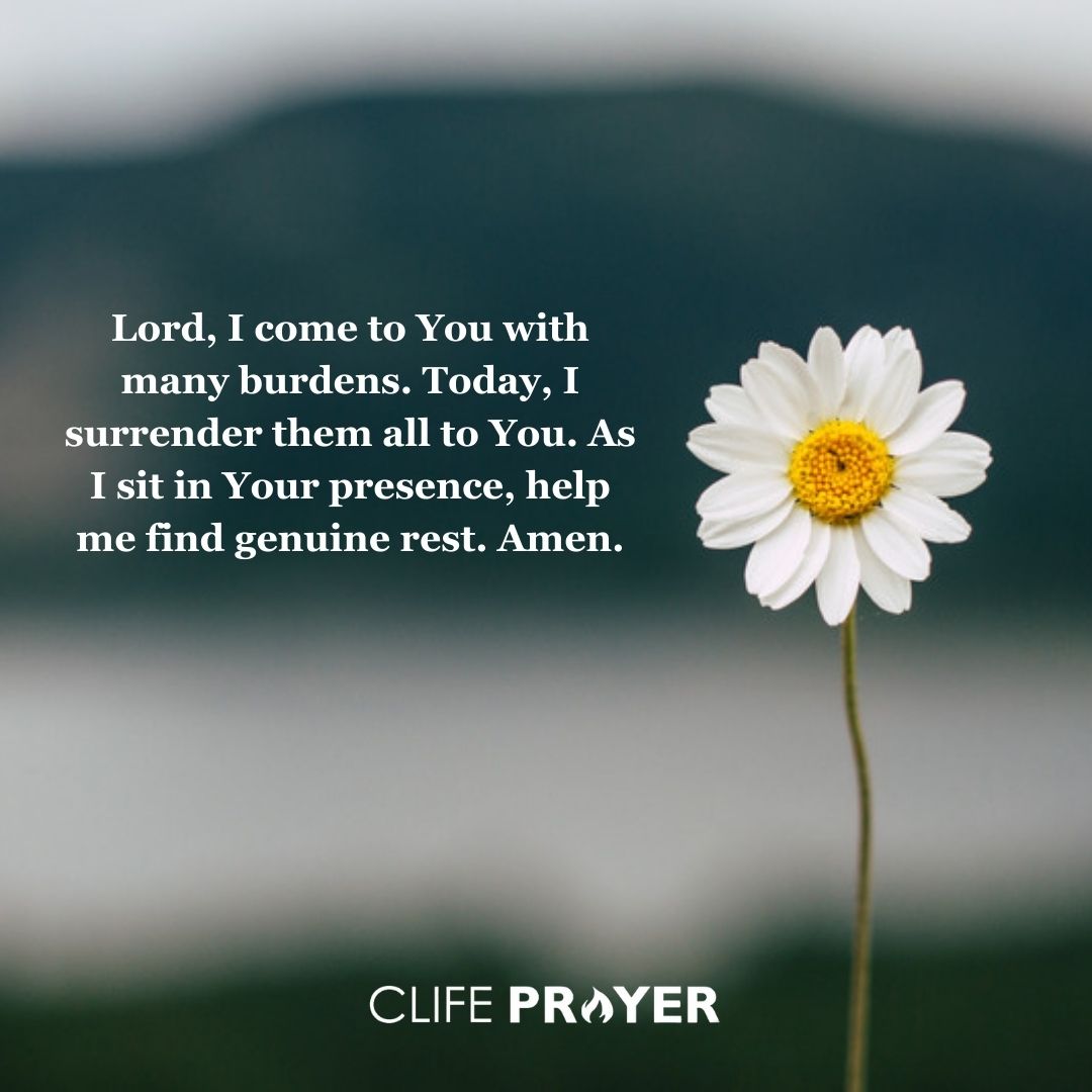 PRAYERS FOR TODAY