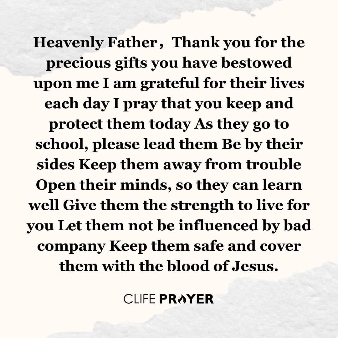PRAYER FOR TODAY