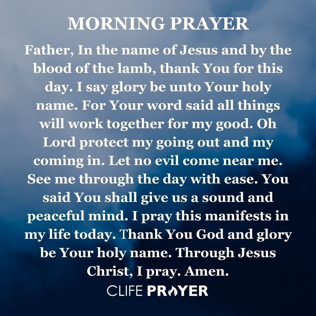 MORNING PRAYER