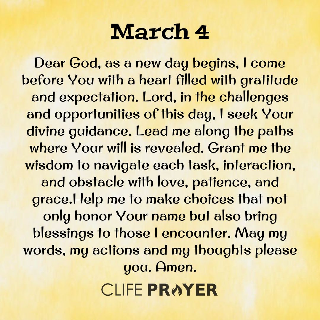 Lord, May my words, my actions and my thoughts please you today
