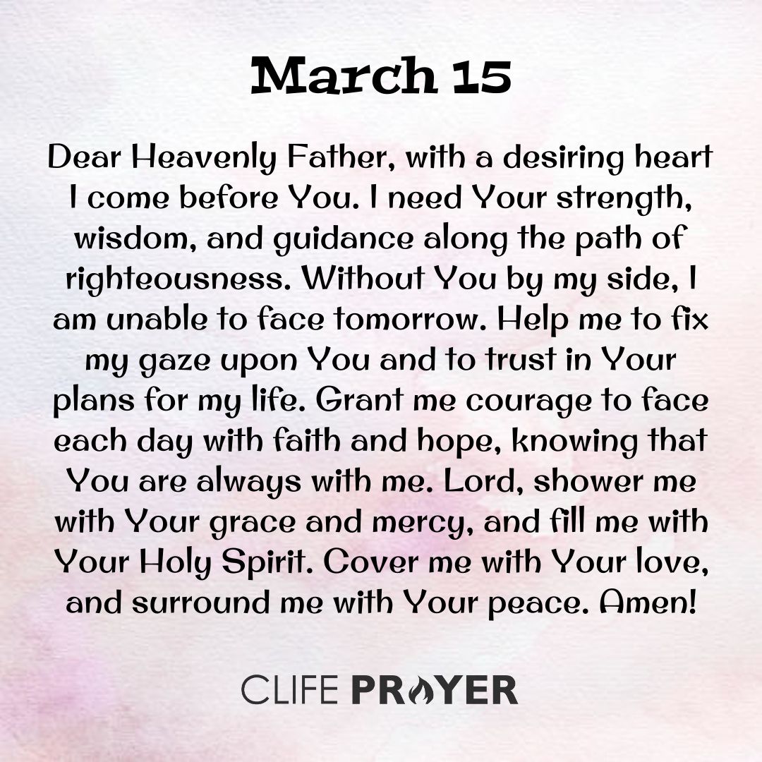 Lord, please grant me with your strength, wisdom and guidance