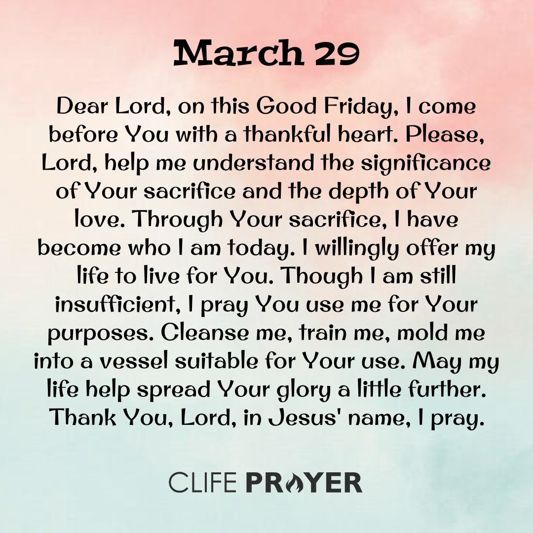 A Prayer for Good Friday